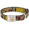 Buckle-Down BuckleDown Seatbelt Buckle Dog Collar MARVELRetro Comic Panels BlackYellow 1 Wide Fits 1117 Neck Medium