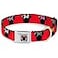 Buckle-Down BuckleDown Seatbelt Buckle Dog Collar Minnie Mouse Silhouette RedBlackPolka Dot 1 Wide Fits 1117 Neck Medium