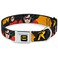 Buckle-Down BuckleDown Seatbelt Buckle Dog Collar ROBIN RedBlack Poses Gray 15 Wide Fits 1623 Neck Medium