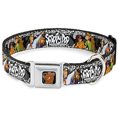 Buckle-Down BuckleDown Seatbelt Buckle Dog Collar SCOOBY DOO Group PoseBones 15 Wide Fits 1318 Neck Small