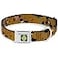 Buckle-Down Dog Collar Seatbelt Buckle Scooby Doo Stacked Close Up Black 15 to 26 Inches 10 Inch Wide