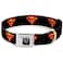 Buckle-Down BuckleDown Seatbelt Buckle Dog Collar Superman Shield Black 15 Wide Fits 1832 Neck Large
