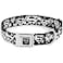 Buckle-Down BuckleDown Seatbelt Buckle Dog Collar Superman Shield Splatter BlackWhite 15 Wide Fits 1623 Neck Medium
