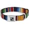 Buckle-Down BuckleDown Seatbelt Buckle Dog Collar Zarape2 Vertical Multi Color Stripe 1 Wide Fits 1526 Neck Large
