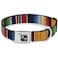 Buckle-Down BuckleDown Seatbelt Buckle Dog Collar Zarape2 Vertical Multi Color Stripe 1 Wide Fits 1526 Neck Large