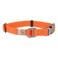Carhartt Fully Adjustable Nylon Webbing Collars for Dogs Reflective Stitching for Visibility Hunter Orange Nylon Webbing Large