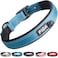 Fida Heavy Duty Dog Collar Ultra Comfortable Soft Neoprene Padded Adjustable Reflective Nylon Pet Collar with Durable Metal Belt Buckle for Medium Breeds M Blue