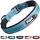 Fida Heavy Duty Dog Collar Ultra Comfortable Soft Neoprene Padded Adjustable Reflective Nylon Pet Collar with Durable Metal Belt Buckle for Medium Breeds M Blue