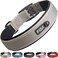 Fida Heavy Duty Dog Collar 15 Width Ultra Soft Neoprene Padded Adjustable Reflective Nylon Pet Collar with Two Metal Pin Belt Buckle for LargeXLarge Breeds XL Grey