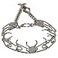 Herm Sprenger Prong collars Herm Sprenger Chrome Plated Ultra Plus Prong Collar for German Shepherd with Swivel and Quick Release Snap Hook 32 mm x 23 inches