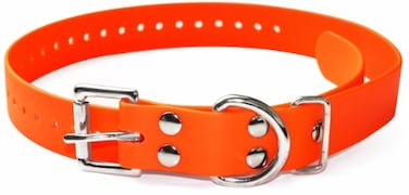 Educator 1Inch Dog Training Collar Strap ONLY Fits FE580 ET800 UL1200 Receivers NOT Compatible with Mini Educator ET300ET400 Durable Biothane Collar Orange