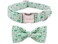 Unique Style Paws Dog Collar with Bow Bowtie Dog Collar Adjustable Collars for Small Medium Large Dogs and Cats