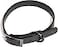 Wild One Dog Collar EasyClean All Weather FlexPoly Strap with Metal Durable Dirt and Odor Resistant Black L