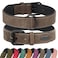 Didog Soft Padded PU Leather Dog Collar Breathable and Adjustable Dog Collars for Small Dogs Comfortable for Daily Walk Brown M Fit Neck 11141020 lbs