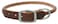 Terrain D.O.G. Terrain DOG Bridle Leather Rolled Dog Collar Brown 23 21 24 in 1 in width