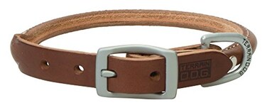 Terrain D.O.G. Terrain DOG Bridle Leather Rolled Dog Collar
