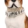 BAOBOTE Gold Chain Dog Collar with Secure Snap Buckle19MM Cuban Link Dog CollarChew Proof Heavy Duty Pitbull Collar for Medium and Large Dogs20 Silver