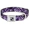 Buckle-Down BuckleDown Seatbelt Buckle Dog Collar Crystals Purples 1 Wide Fits 1117 Neck Medium