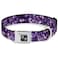 Buckle-Down BuckleDown Seatbelt Buckle Dog Collar Crystals Purples 1 Wide Fits 1117 Neck Medium