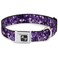 Buckle-Down BuckleDown Seatbelt Buckle Dog Collar Crystals Purples 1 Wide Fits 1117 Neck Medium
