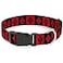 Buckle-Down BuckleDown Plastic Clip Collar Harley Quinn Diamond Blocks RedBlack BlackRed 1 Wide Fits 1117 Neck Medium