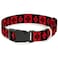 Buckle-Down BuckleDown Plastic Clip Collar Harley Quinn Diamond Blocks RedBlack BlackRed 1 Wide Fits 1117 Neck Medium