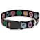 Buckle-Down BuckleDown Dog Collar Plastic Clip Buckle 9Avenger Icons BlackMulti Color 1 x 1117 Inches