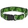 Buckle-Down BuckleDown 1117 St PatS Stacked Shamrocks Greens Plastic Clip Collar Medium