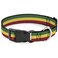 Buckle-Down BuckleDown PCW21802M Rasta Plastic Clip Collar Medium1117