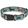 Buckle-Down BuckleDown Dachshund 4DogsPaws Aquas Plastic Clip Collar 1 WideFits 1117 NeckMedium
