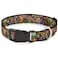 Buckle-Down Dog Collar Plastic Clip Retro Marvel Comic Books Stacked Close Up 11 to 17 Inches 10 Inch Wide