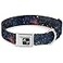 Buckle-Down BuckleDown Seatbelt Buckle Dog Collar Space Dust Collage 1 Wide Fits 1526 Neck Large