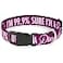 Buckle-Down BuckleDown Plastic Clip Collar IM 999 SURE IM A DISNEY PRINCESS PinksWhite 1 Wide Fits 1526 Neck Large