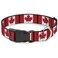 Buckle-Down BuckleDown PCW30367L Canada Flags Plastic Clip Collar Large1526