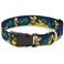 Buckle-Down BuckleDown Pluto 4PosesLandscape Plastic Clip Collar BlueGreen 1 WideFits 1526 NeckLarge