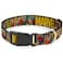 Buckle-Down BuckleDown MARVELRetro Comic Panels Plastic Clip Collar BlackYellow 1 Wide Fits 1526 Neck Large