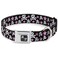 Buckle-Down BuckleDown Seatbelt Buckle Dog Collar Skulls Stars BlackWhitePink 15 Wide Fits 1623 Neck Medium