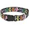 Buckle-Down BuckleDown Plastic Clip Collar Dancing Bears BlackMulti Color 15 Wide Fits 1623 Neck Medium