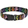 Buckle-Down BuckleDown Plastic Clip Collar Dancing Bears BlackMulti Color 15 Wide Fits 1623 Neck Medium