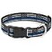 Buckle-Down BuckleDown PCW30170WL Ana Weathered Flag BlackGrayBlue Plastic Clip Collar Wide Large1832