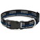 Buckle-Down BuckleDown PCW30170WL Ana Weathered Flag BlackGrayBlue Plastic Clip Collar Wide Large1832