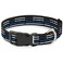 Buckle-Down BuckleDown PCW30170WL Ana Weathered Flag BlackGrayBlue Plastic Clip Collar Wide Large1832