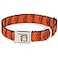 Buckle-Down Dog Collar Seatbelt Buckle Tigger Stripes Orange Black 18 to 32 Inches 15 Inch Wide