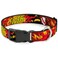 Buckle-Down Dog Collar Plastic Clip The Flash Boom Kaboom 6 to 9 Inches 05 Inch Wide