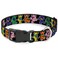 Buckle-Down BuckleDown Plastic Clip Collar Dancing Bears BlackMulti Color 12 Wide Fits 812 Neck Medium