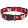 Buckle-Down BuckleDown Plastic Clip Collar Tasmanian Devil Expressions Red Swirl 1 Wide Fits 915 Neck Small