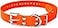 Educator Biothane Dog Collar Waterproof Odorproof Metal Buckle and D Ring Adjustable for Custom Fit Cool and Comfortable for Small Medium or Large Dogs 34Inch Orange