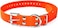 Educator Biothane Dog Collar Waterproof Odorproof Metal Buckle and D Ring Adjustable for Custom Fit Cool and Comfortable for Small Medium or Large Dogs 34Inch Orange