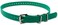Educator Biothane Dog Collar Waterproof Odorproof Metal Buckle and D Ring Adjustable for Custom Fit Cool and Comfortable for Small Medium or Large Dogs 34Inch Green