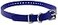 Educator Biothane Dog Collar Waterproof Odorproof Metal Buckle and D Ring Adjustable for Custom Fit Cool and Comfortable for Small Medium or Large Dogs 34Inch Blue